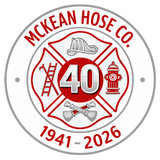 McKean Hose Company Department Crest — Erie County Department 40, Est. 1941